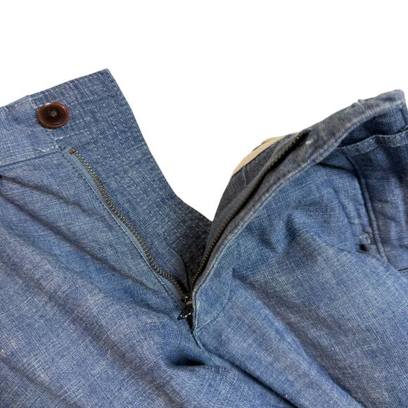 Abercrombie & Fitch Langdon Slim Fit Chino Pants Mens 29x30 Blue Stretch Cotton - Picture 11 of 16